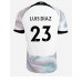 Billige Liverpool Luis Diaz #23 Bortetrøye 2022-23 Kortermet